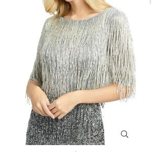 NEVER WORN gorgeous Mac Duggal gown. Size 12